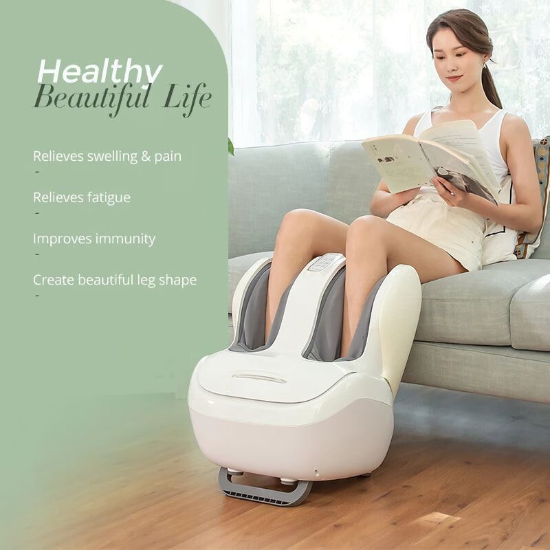 Deluxe Shiatsu Foot and Calf Massager with Heat and Air Compression