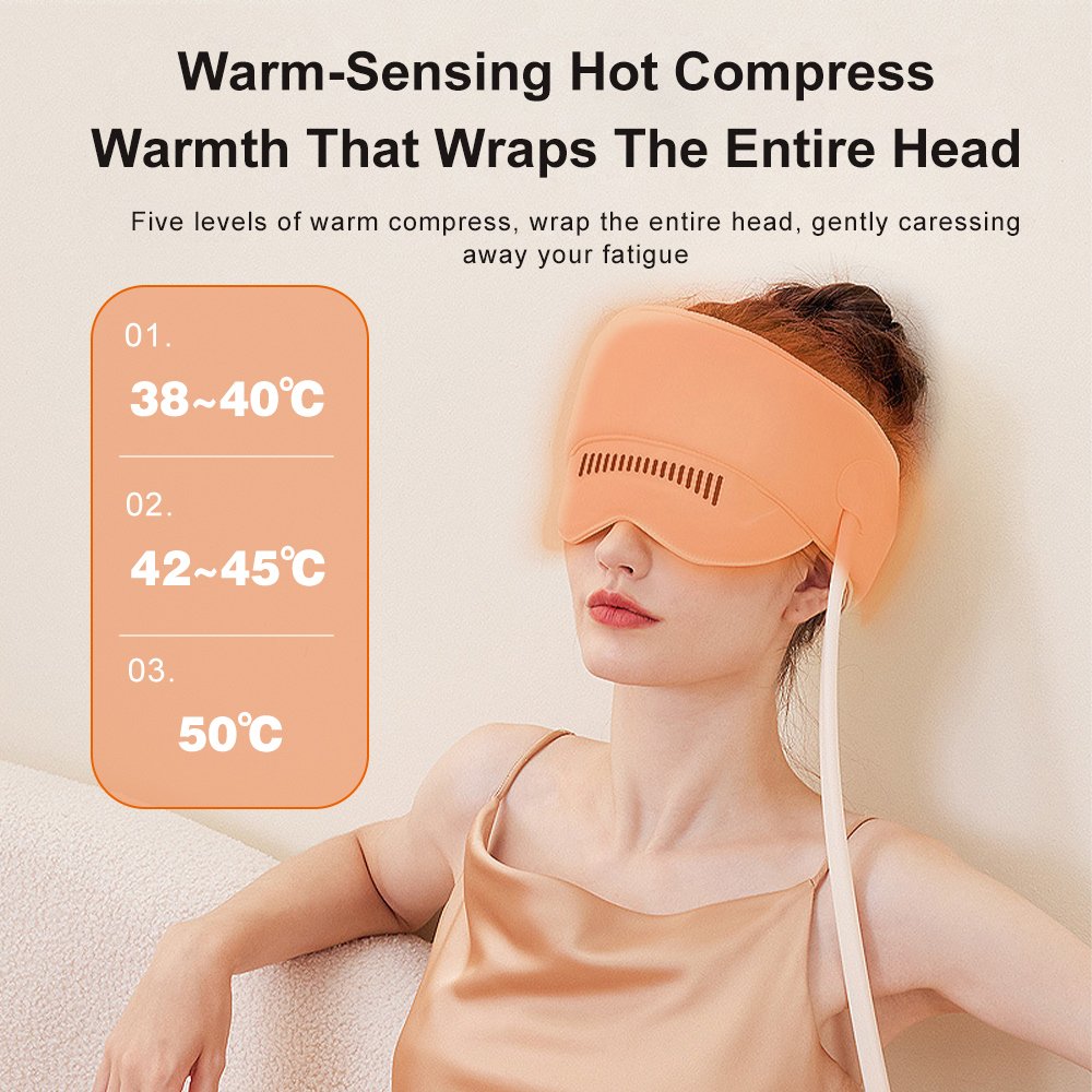 Electric Heating Airbag Head and Eye Massager