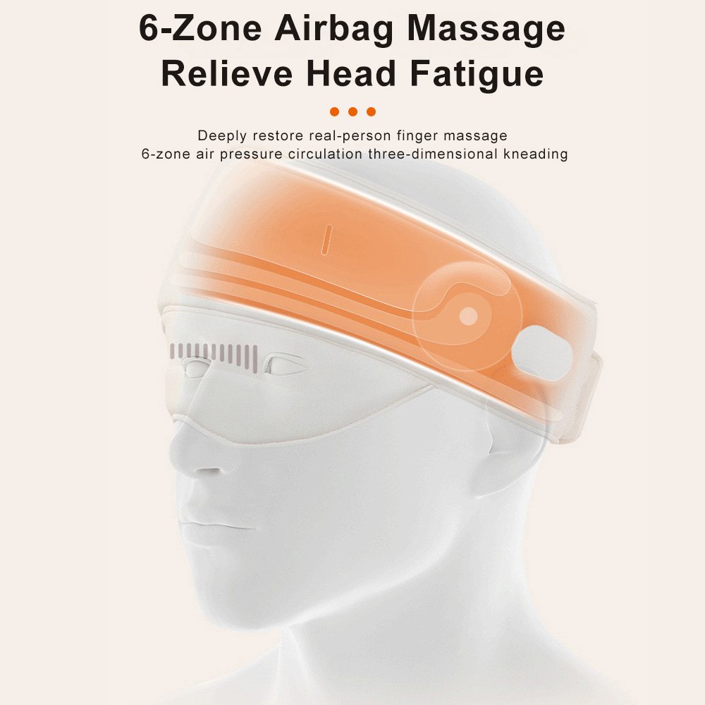 Electric Heating Airbag Head and Eye Massager