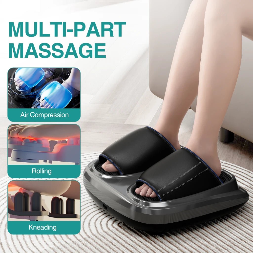 Foot Massager with Heat and Shiatsu Deep Kneading - DoopoxStore