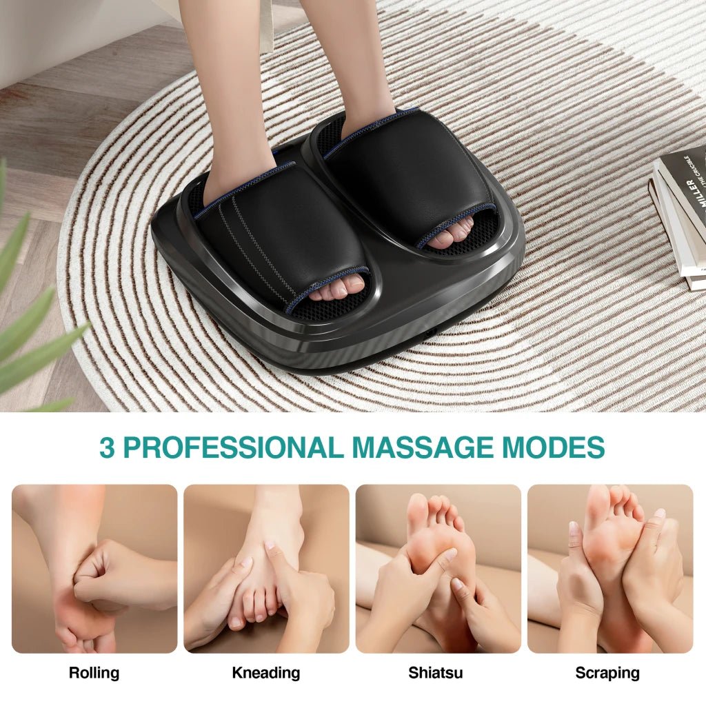 Foot Massager with Heat and Shiatsu Deep Kneading - DoopoxStore