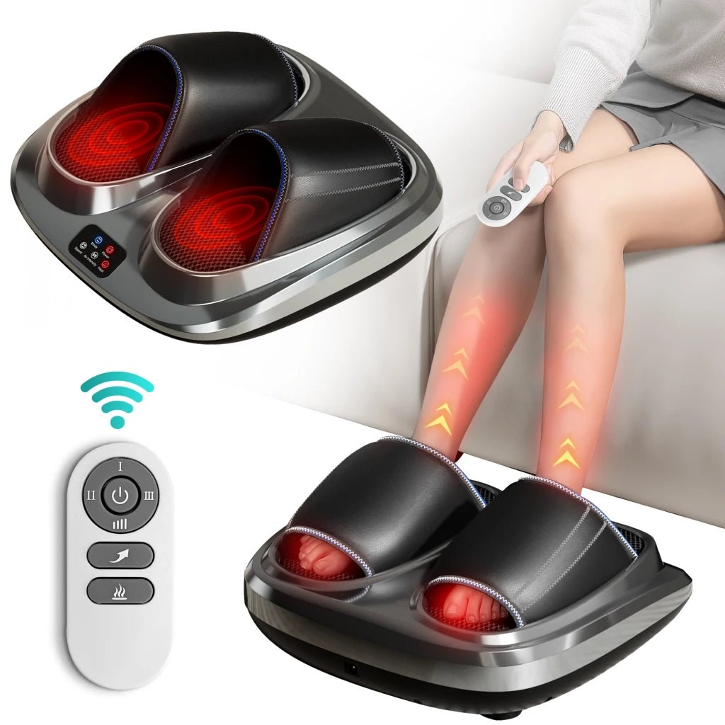 Foot Massager with Heat and Shiatsu Deep Kneading - DoopoxStore