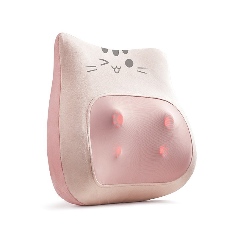 Kitten Shape Cordless Shiatsu Massage Pillow with Heat - DoopoxStore